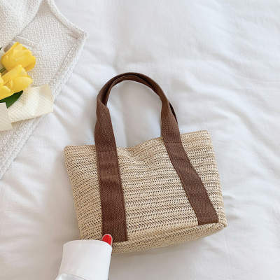 Woven Acrylic Straw Bag