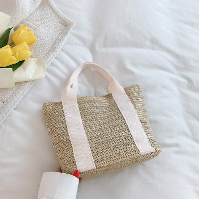 Woven Acrylic Straw Bag