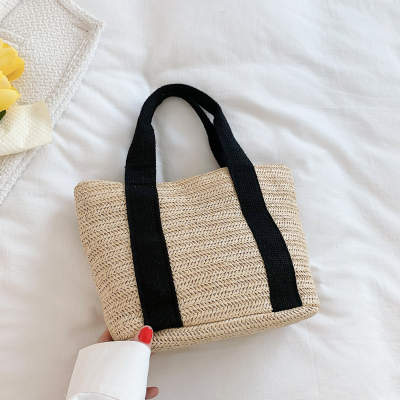 Woven Acrylic Straw Bag