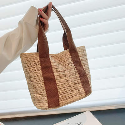 Woven Acrylic Straw Bag