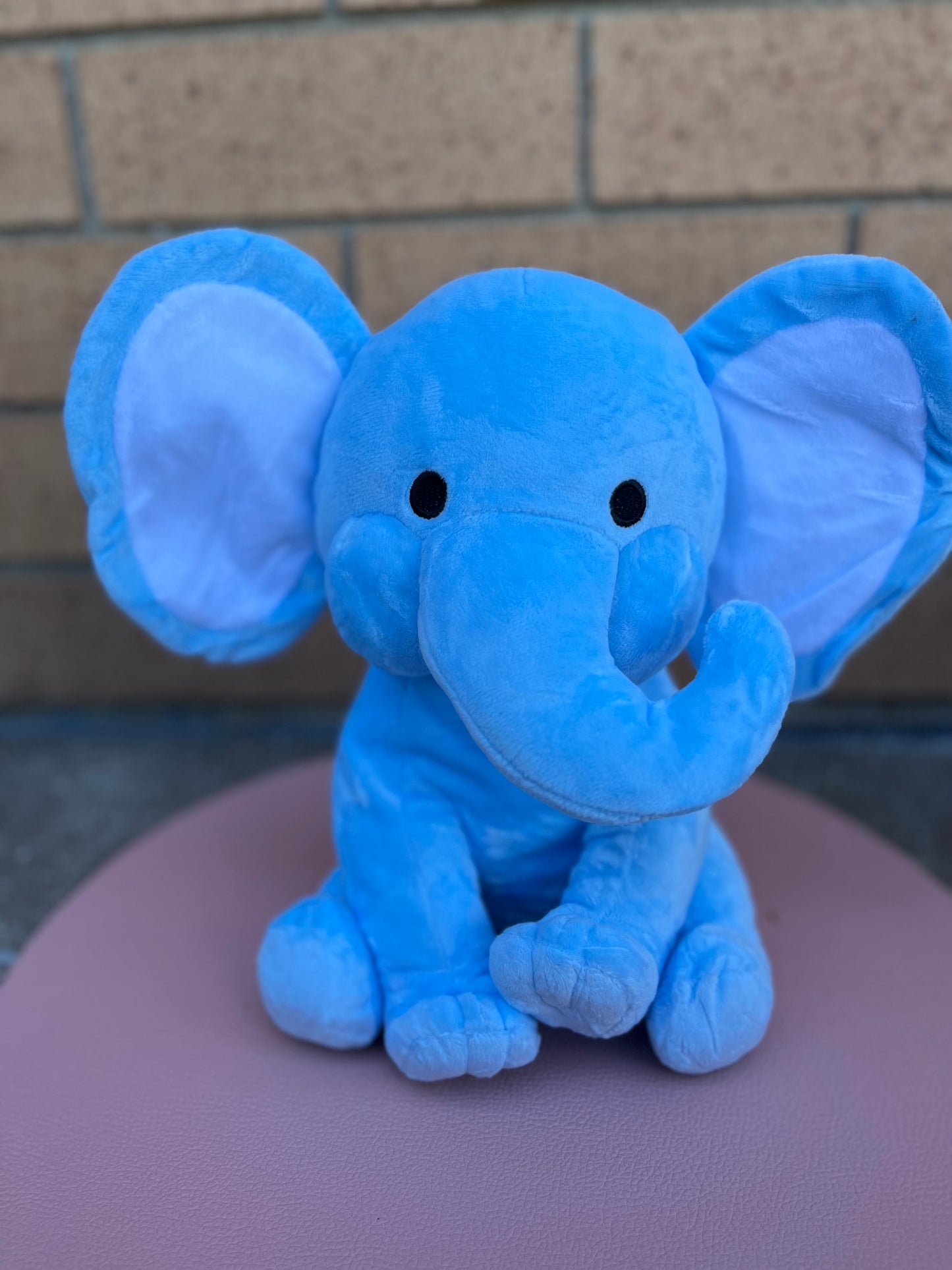 Plush Elephant with Big Ears