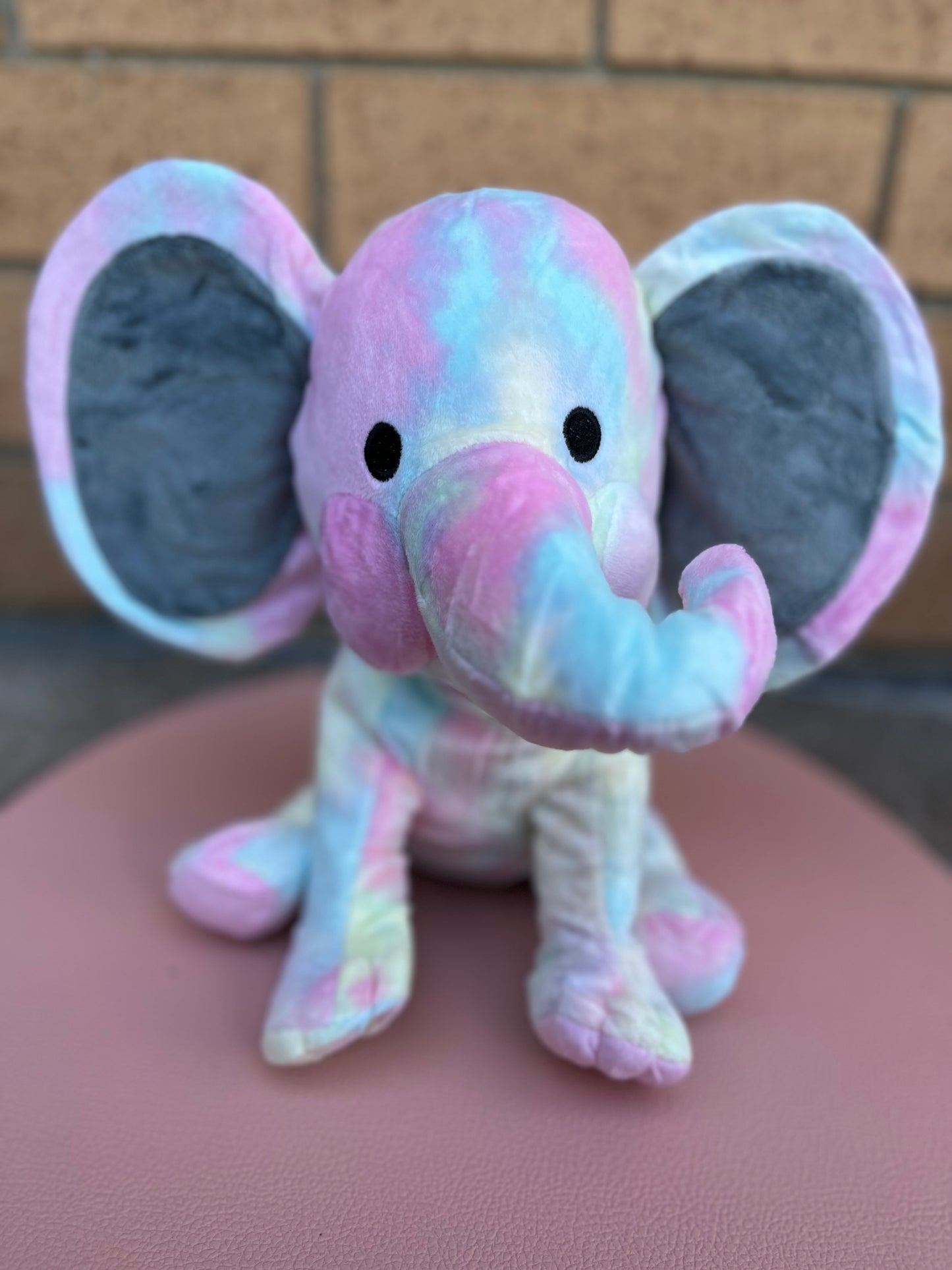 Plush Elephant with Big Ears